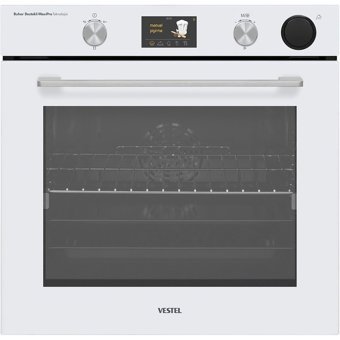Vestel AF-97109 B 78 lt Buharlı Analog Ankastre Fırın Beyaz