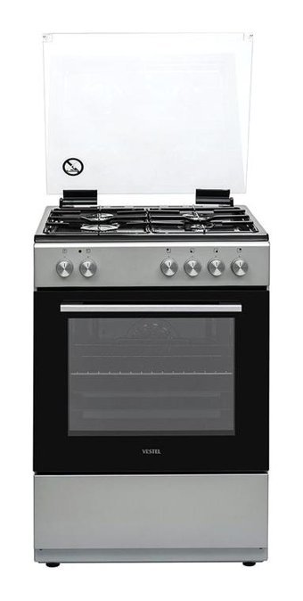 Vestel SF 7400 G 66 lt Ocaklı Analog Solo Fırın Gri