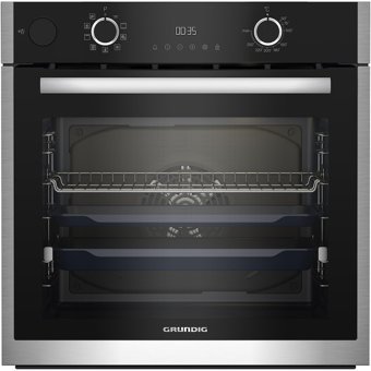 Grundig GEBD 12302B 72 lt Analog Ankastre Fırın Siyah