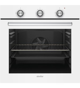 Simfer Diamond 66 lt Analog Ankastre Fırın Beyaz