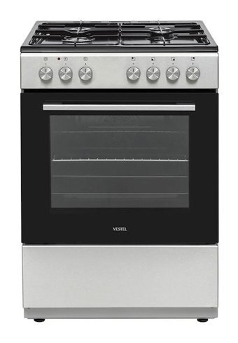 Vestel SF 8401 G DG 66 lt Ocaklı Analog Solo Fırın Gri