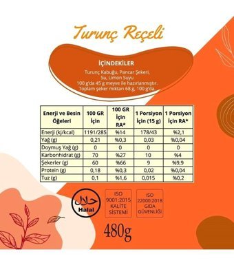 Dağbey Yöresel Turunç Reçeli 480 gr