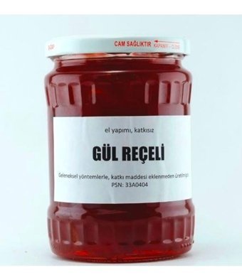 Ev Yapımı Gül Reçeli 720 gr