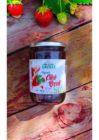 Davras Organik Çilek Reçeli 700 gr