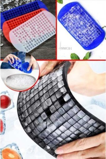 Ness Home Yuvarlak Şekilli Plastik Kapaklı Renkli Buz Kalıbı