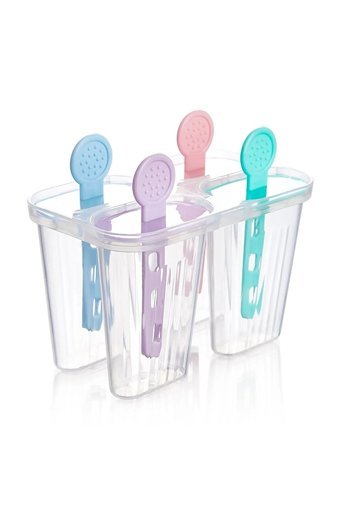 May Home Kalp Şekilli Silikon Renkli Buz Kalıbı