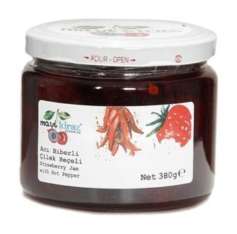 Mavi Kiraz Çilek Reçeli 380 gr