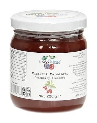Mavi Kiraz Kızılcık Reçeli 220 gr