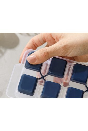 Kaşbaşı Home Kristal Şekilli Plastik Kapaklı Renkli Buz Kalıbı