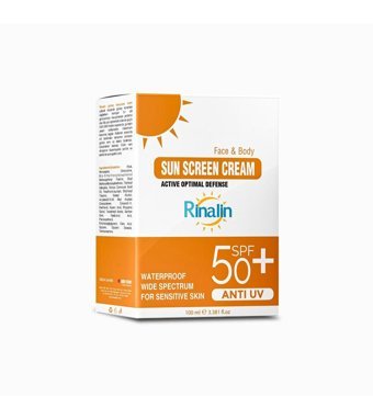 Rina Rinalin 50 Faktör Tüm Ciltler İçin Nemlendirici Suya Dayanıklı Yüz Güneş Kremi 100 ml