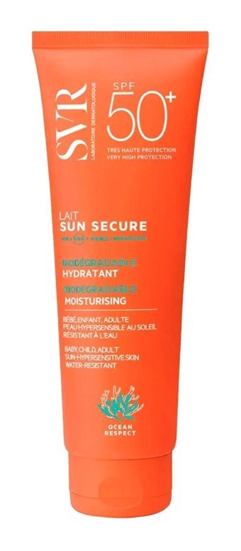 Svr Sun Secure Sun Milk 50 Faktör Tüm Ciltler İçin Nemlendirici Suya Dayanıklı Yüz ve Vücut Güneş Kremi 250 ml