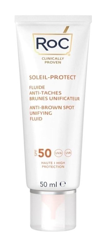 Roc 50 Faktör Tüm Ciltler İçin Leke Karşıtı Nemlendirici Suya Dayanıklı Yüz Güneş Kremi 50 ml