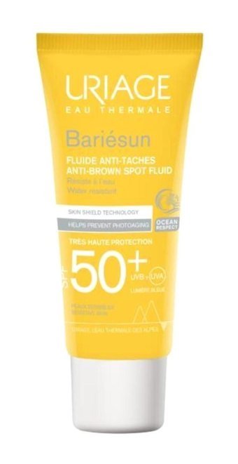 Uriage Bariesun Anti-Brown 50 Faktör İçin Leke Karşıtı Nemlendirici Yaşlanma Karşıtı Suya Dayanıklı Yüz ve Vücut Güneş Kremi 40 ml