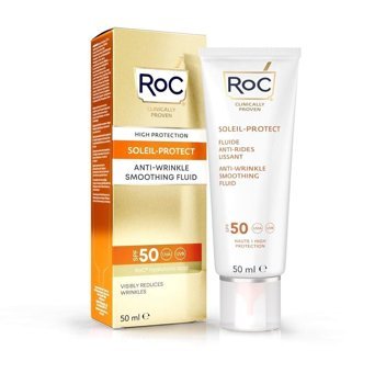 Roc 50 Faktör Tüm Ciltler İçin Nemlendirici Suya Dayanıklı Yüz Güneş Kremi 50 ml