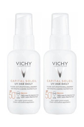 Vichy Capital Soleil 50 Faktör Tüm Ciltler İçin Nemlendirici Suya Dayanıklı Yüz Güneş Kremi 40 ml