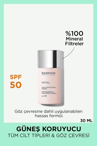 Darphin Intral Environmental 50 Faktör İçin Nemlendirici Yüz Güneş Kremi 30 ml