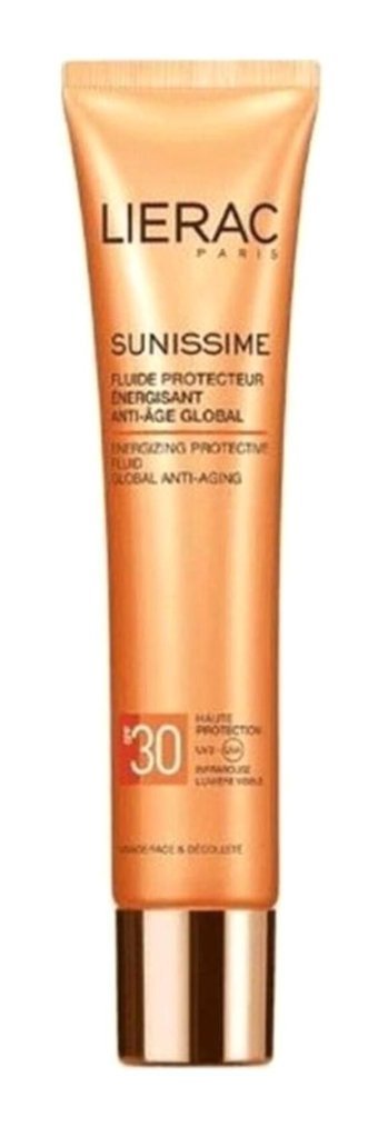 Lierac Sunissime Protective Fluid 30 Faktör Tüm Ciltler İçin Nemlendirici Suya Dayanıklı Yüz Güneş Kremi 40 ml