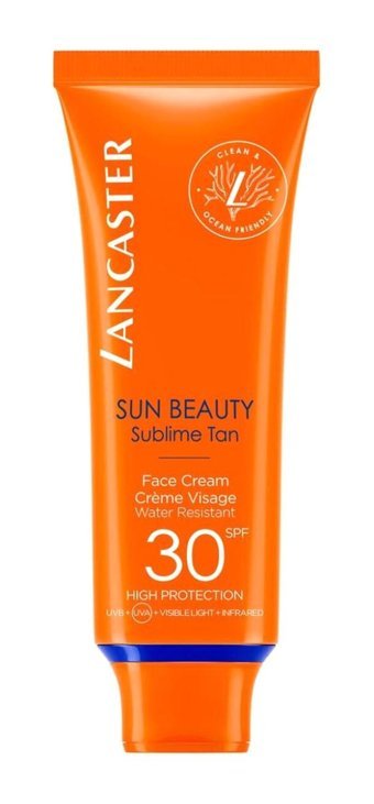 Lancaster Sun Beauty Face 30 Faktör İçin Nemlendirici Suya Dayanıklı Yüz ve Vücut Güneş Kremi 50 ml