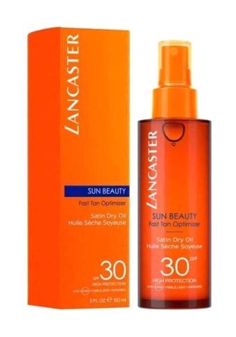 Lancaster Sun Beauty 30 Faktör İçin Nemlendirici Yağsız Suya Dayanıklı Yüz ve Vücut Güneş Kremi 15 ml