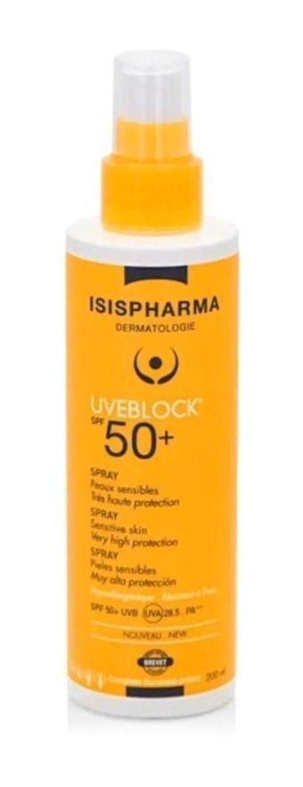 Isıspharma Uveblock 50 Faktör Tüm Ciltler İçin Nemlendirici Suya Dayanıklı Yüz ve Vücut Güneş Kremi 200 ml