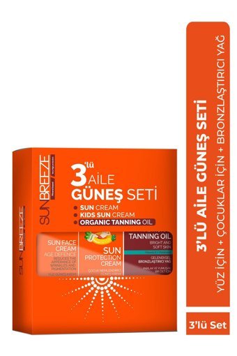 Sun Breeze 50 Faktör İçin Nemlendirici Suya Dayanıklı Yüz ve Vücut Güneş Kremi 400 ml