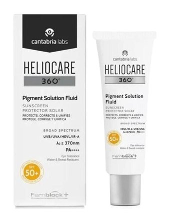 Heliocare Pigment Solution Fluid 50 Faktör İçin Leke Karşıtı Nemlendirici Yaşlanma Karşıtı Suya Dayanıklı Yüz Güneş Kremi 50 ml