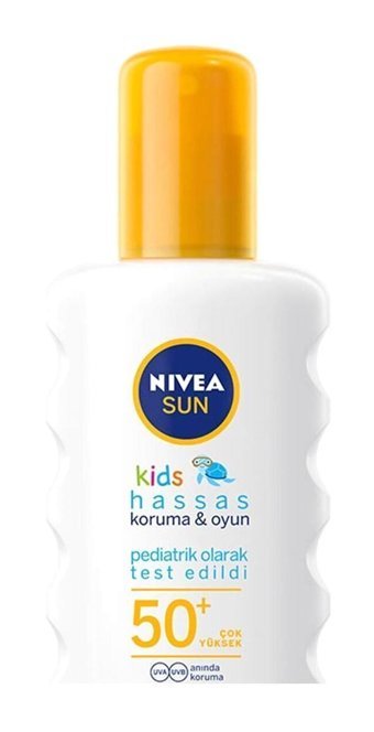 Nivea 50 Faktör İçin Nemlendirici Suya Dayanıklı Yüz ve Vücut Güneş Kremi 200 ml