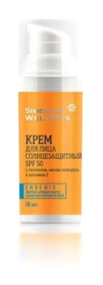 Siberian Welness Siberian Wellness 50 Faktör İçin Leke Karşıtı Nemlendirici Yaşlanma Karşıtı Suya Dayanıklı Yüz ve Vücut Güneş Kremi 100 ml