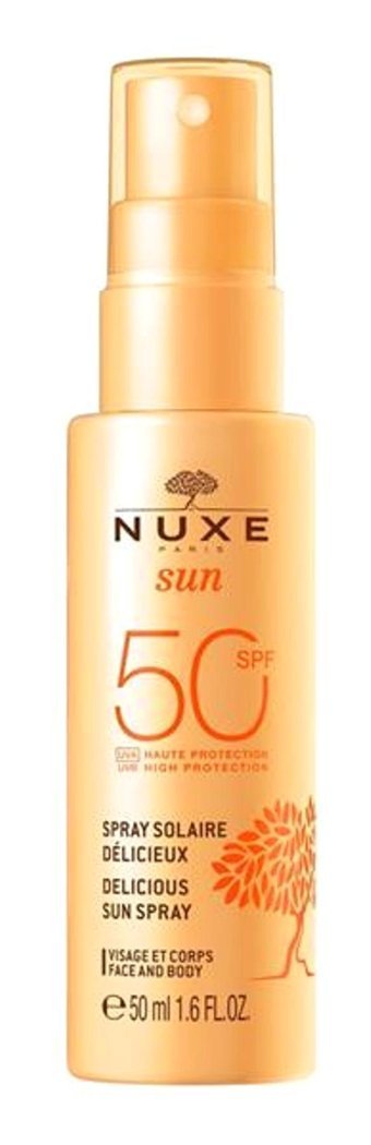 Nuxe 50 Faktör İçin Leke Karşıtı Nemlendirici Yaşlanma Karşıtı Suya Dayanıklı Yüz ve Vücut Güneş Sütü 50 ml