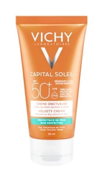 Vichy Capital Soleil 50 Faktör İçin Nemlendirici Suya Dayanıklı Yüz ve Vücut Güneş Kremi 50 ml