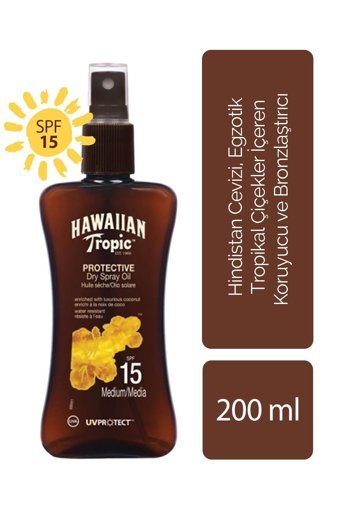 Hawaiian Tropic Hawaııan Tropıc 15 Faktör İçin Nemlendirici Vücut Güneş Kremi 200 ml