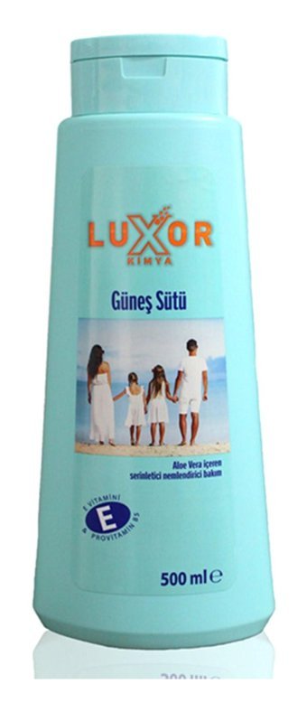 Luxor Kimya 10 Faktör Kuru Ciltler İçin Nemlendirici Suya Dayanıklı Yüz ve Vücut Güneş Sütü 500 ml