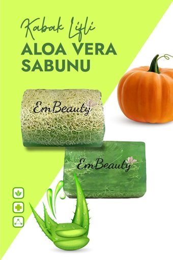 Embeauty Kozmetik Aloe Vera Kabak Lifli Sabun 130 gr