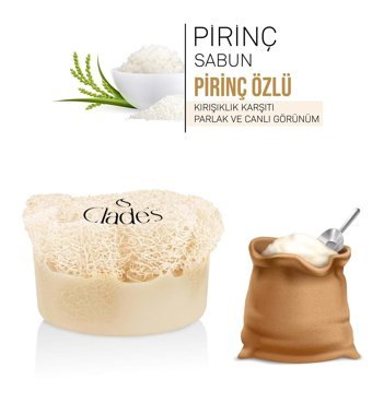 Clades Pirinç Sabun 130 gr