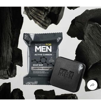Oriflame North For Men Kömür Sabun 100 gr