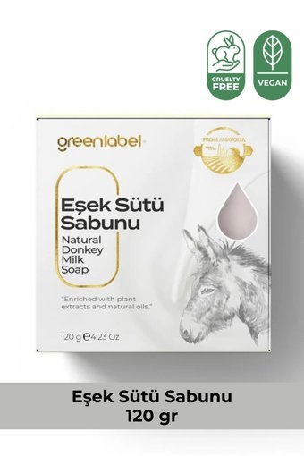 Green Label Natural Eşek Sütlü Sabun 120 gr