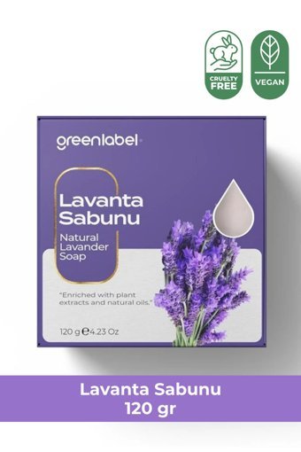 Green Label Natural Sebum Lavanta Özü Sabun 120 gr