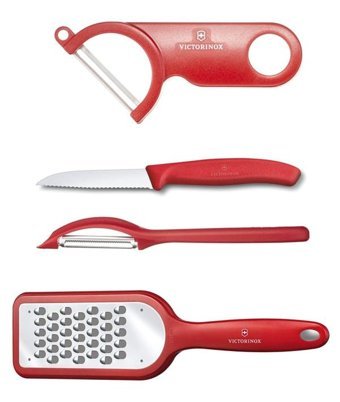 Victorinox Çelik - Plastik 4 Parça Rende Seti