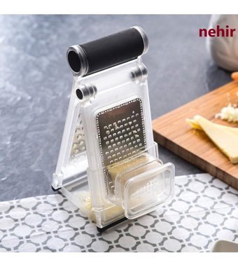 Nehir Paslanmaz Çelik 2 Parça Rende Seti