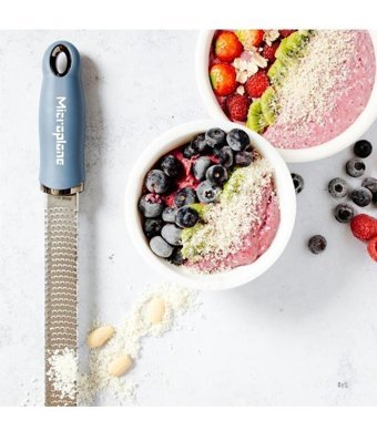 Microplane Premium Classic Zester Paslanmaz Çelik Rende Kot Mavisi