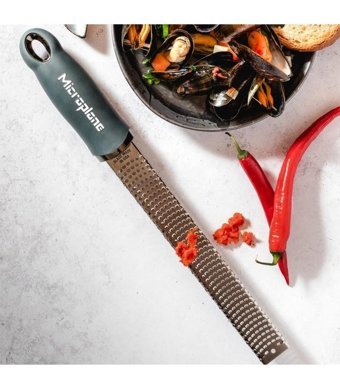 Microplane Premium Classic Zester Paslanmaz Çelik Rende Koyu Gri
