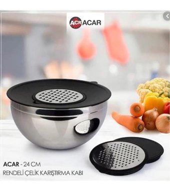 Acar Paslanmaz Çelik 9 Parça Rende Seti