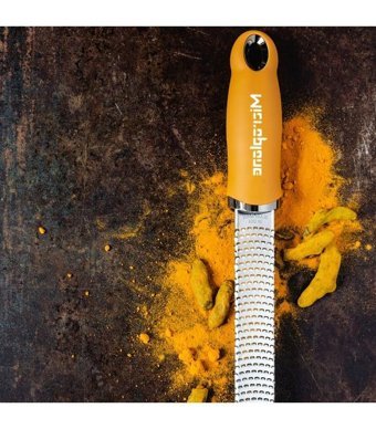 Microplane Premium Classic Zester Paslanmaz Çelik Rende Hardal Sarısı