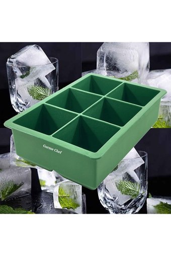 Gurme Chef Kare Şekilli Silikon Renkli Buz Kalıbı