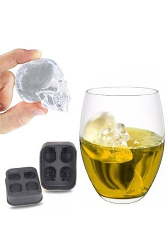 Albak Life Kare Şekilli Plastik Kapaklı Renkli Buz Kalıbı