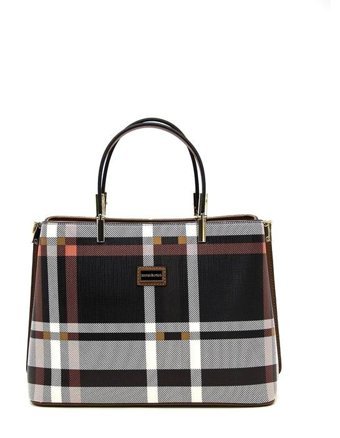 Silver & Polo Nv924 Kadın El Çantası Siyah A.Taba
