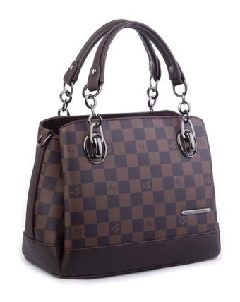 Gülşah Çaptı Bag Kadın El Çantası Kahverengi