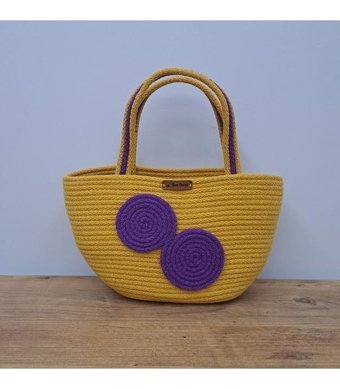 Beeedesign Handmade Kadın El Çantası Sarı