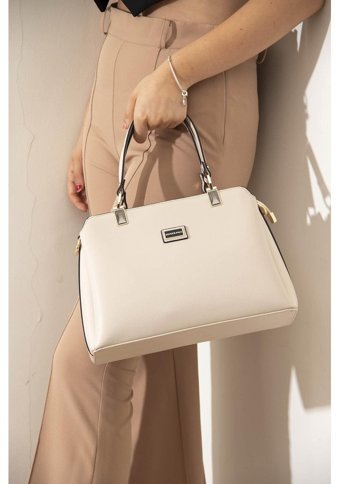 Silver & Polo Nv972 Kadın El Çantası Bej Bej