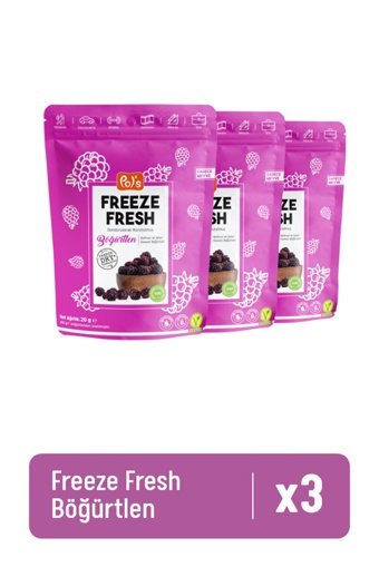 Pol's Şekersiz Çekirdeksiz Böğürtlen 3x20 gr